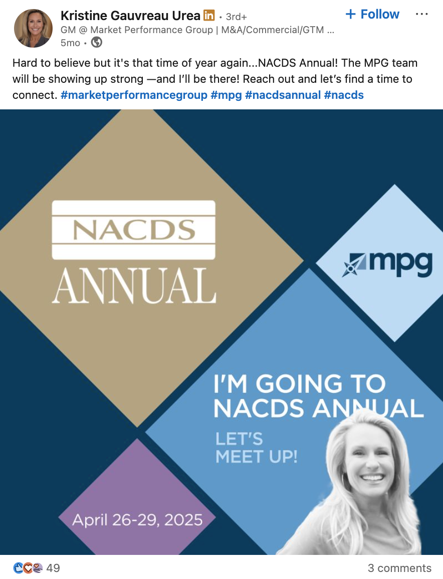 Sample social post for Annual 2025